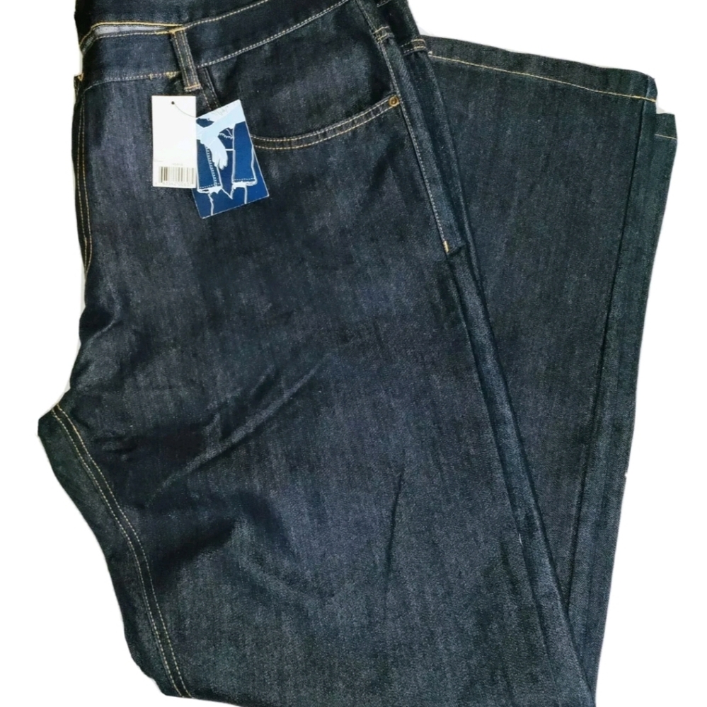 NEW! Mens Jake Austin Jeans. Dark Indigo Blue. Size 46"x32" inches